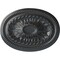 Ekena Millwork Saverne Ceiling Medallion, Hand-Painted Pewter, 18 1/2"W x 13 1/2"H x 1 7/8"P CM18SAPES - alternate 1